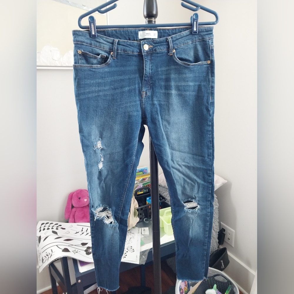 MNG - Distressed Skinny Jeans - Picture 5 of 7